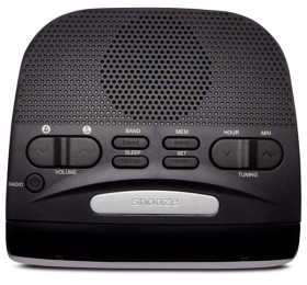 Aiwa CR15 - Radio Despertador AM/FM con Pantalla LED Alarma Dual