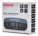 Aiwa CR15 - Radio Despertador AM/FM con Pantalla LED Alarma Dual