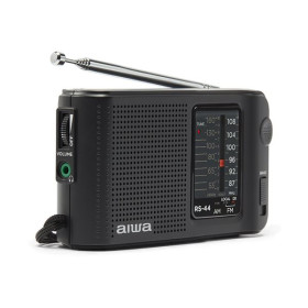 Aiwa RS-44 - Radio de bolsillo portátil con AM/FM con altavoz