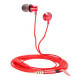 Aiwa ESTM-50RD - Auriculares IN-EAR con Micrófono y Control Remoto Rojo