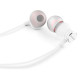 Aiwa ESTM-50WT - Auriculares IN-EAR con Micrófono y Control Remoto Blanco