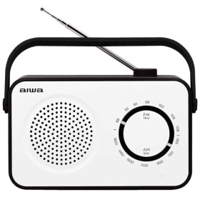 Acuerdo eficacia dignidad Aiwa R-190BW - Radio Portátil Analógica AM/FM Antena Telescópica Blanco ·  Comprar ELECTRODOMÉSTICOS BARATOS en lacasadelelectrodomestico.com