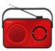Aiwa R-190RD - Radio Portátil Analógica AM/FM Antena Telescópica Rojo