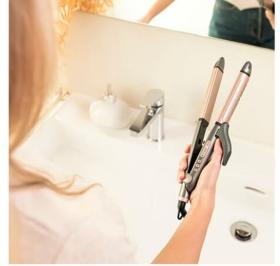 Cecotec 04296 - Plancha Del Pelo Bamba Ritualcare 1000 Ceramic 2In1