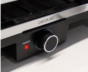 Cecotec - Raclette de queso Cheese&Grill 12000 Inox Black