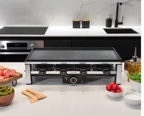 Cecotec - Raclette de queso Cheese&Grill 12000 Inox Black
