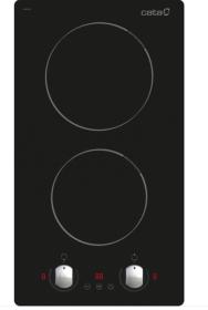 Cata I 3002 HVI - Placa Modular Inducción 2 Zonas con Mandos Negra