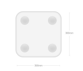 Xiaomi 6934177707452 - Báscula de baño Mi Body Composition Scale 2 Blanca
