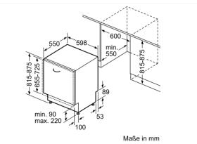 Bosch SGV4HCX48E - Lavavajillas Integrado Serie 4 60 Cm 14 Cubiertos Clase D