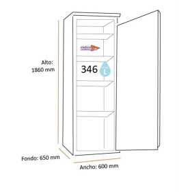 Bosch KSV36AIDP - Frigorífico Una puerta 186 x 60 cm Clase D Inox