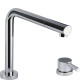 Smeg MTD5CR - Grifo universal cromado giratorio 360º Alto de 26,8cm