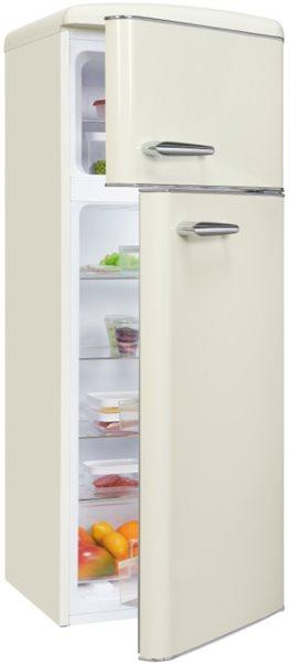 Exquisti RKGC270-45-H-160E - Frigorífico retro 2 puertas magnolia 146,5x54,5cm