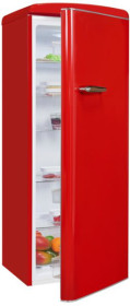 Exquisit RKS325-V-H-160F - Frigorífico 1 puerta Rojo 144 x 54,5 x 57,5 cm