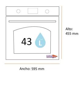 Aeg KMK768080W - Horno Compacto con Microondas 1000W Cristal Blanco