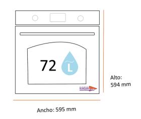 Electrolux EOD6P77WX - Horno Pirolítico 72 Litros Clase A+ Inox Antihuellas