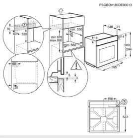 Electrolux EOE8P39WX - Horno Pirolítico 72 Litros Clase A+ SenseCook