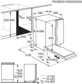 Electrolux EEM69410W - Lavavajillas Integrado 60 Cm 15 Cubiertos clase C
