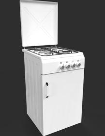 VitroKitchen CB560PBB - Cocina Gas Butano con Portabombona 4 Quemadores