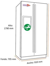 Grundig GSBS23340FXN Frigorífico Side By Side NoFrost 179x91x70.5 Clase E