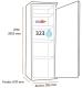 Grundig GKN 26240 N Frigorífico Combi 202.5 x 59.5 x 67 Blanco E