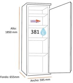 Grundig GSN 10730 XN Frigorífico 1 puerta 185 x 59.5 x 65.5 Inox