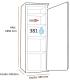 Grundig GSN 10730 XN Frigorífico 1 puerta 185 x 59.5 x 65.5 Inox