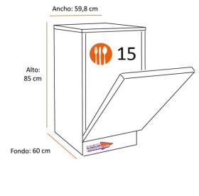 Grundig GNFP4550WB - Lavavajillas 15 Cubiertos 3ªBandeja Clase E Blanco