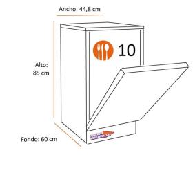 Grundig GSF41821 - Lavavajillas 10 Cubiertos 45Cm Inverter Clase E Blanco