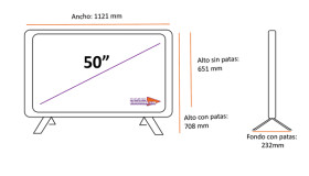 Lg 50NANO796PB - Televisor Smart TV 50" NanoCell webOS 6.0 4K QuadCore