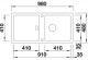 Blanco 525343 - Fregadero ADON XL 6 S 1 Cubeta + Escurridor Reversible Blanco