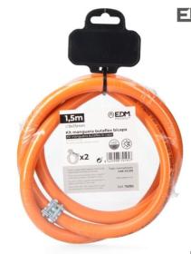 Edragas 74195 - Kit Manguera Butaflex Bicapa 1.5 Metros + Regulador