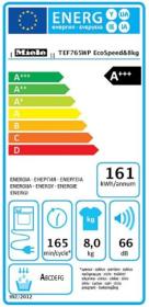 Miele TEF76565WP - Secadora Bomba de Calor 8 Kg FraganceDos Clase A+++
