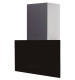 Cata GRECO 70 BK - Campana Decorativa Pared 70cm Clase A Cristal Negro