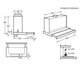 Zanussi ZFP416X - Campana Telescópica 60 Cm Iluminación LED Clase C