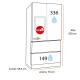 Hisense RF632N4WIE - Frigorífico French Door 200x70cm Clase E Inox