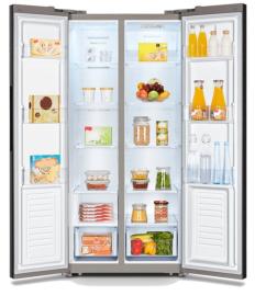 Hisense RS566N4AD1 - Frigorífico Side by Side Inox 178 x 83,6 x 63,6 cm