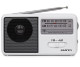 Sanyo KS102WH - Radio Portátil AM/FM con Altavoz Color Blanco