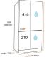 Lg GSLV70SWTE - Frigorífico americano NoFrost 179X91.3cm 635L Blanco E