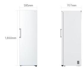 LG GLT51SWGSZ - Frigorífico NoFrost 1 puerta 416l DoorCooling 60Cm Blanco E