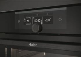 Haier HWO60SM2F3BH - Horno Multinivel Hidrolítico 11 funciones 70L Negro A+