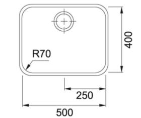 Mepamsa 1220537145 - Fregadero Stilo 40.50 PLUS 1 Cubeta