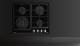 Teka GZC 64320 XB - Placa de Gas Butano 60 Cm 4 Fuegos ExactFlame Negra