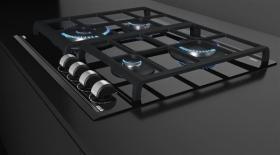 Teka GZC 64320 XB - Placa de Gas Butano 60 Cm 4 Fuegos ExactFlame Negra