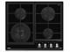 Teka GZC 64320 XB - Placa de Gas Butano 60 Cm 4 Fuegos ExactFlame Negra