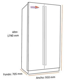 Beko GN162341XBN - Frigorífico Side by Side NoFrost 179x91x70.5cm Inox E