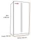 Beko GN162341XBN - Frigorífico Side by Side NoFrost 179x91x70.5cm Inox E