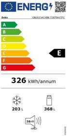 Beko GN162341XBN - Frigorífico Side by Side NoFrost 179x91x70.5cm Inox E