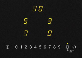 Miele KM 6521 FR - Placa Vitrocerámica 61.4 Cm 4 Zonas EasySelect Negra