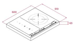 Teka IZS 67620 MST - Placa inducción flex de 60cm 8 funciones directas