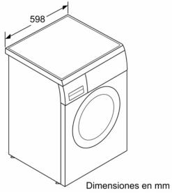 Balay 3TS995XT - Lavadora Acero Antihuellas de 9kg 1400rpm Clase A